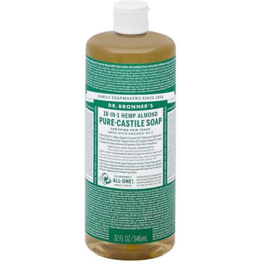 Dr. Bronner's Almond pure-castile Liquid Soap